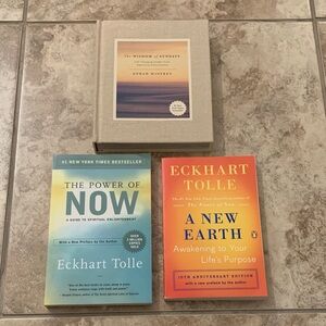 Eckhart Tolle Book Set The Power of Now & A New Earth & Oprah Winfrey 3 books